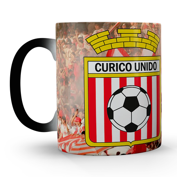 Tazón Mágico Futbol Chileno Curico Unido, 320ml 5