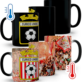 Tazón Mágico Futbol Chileno Curico Unido, 320ml