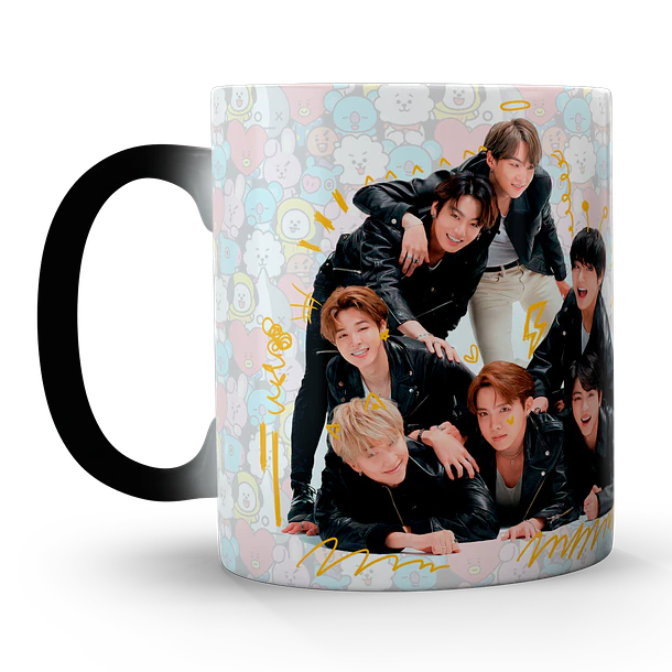 Tazón Mágico BTS Hi! we are Bts!, 320ml 5