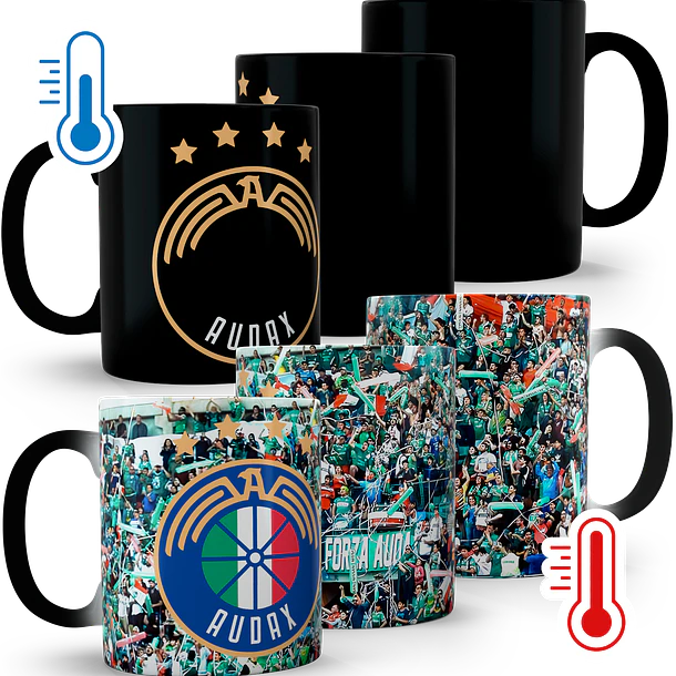 Tazón Mágico Futbol Chileno Audax Italiano, 320ml 1