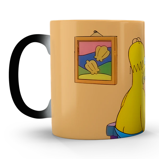 Tazón Mágico Los Simpson Homero en el Espejo, 320ml 5