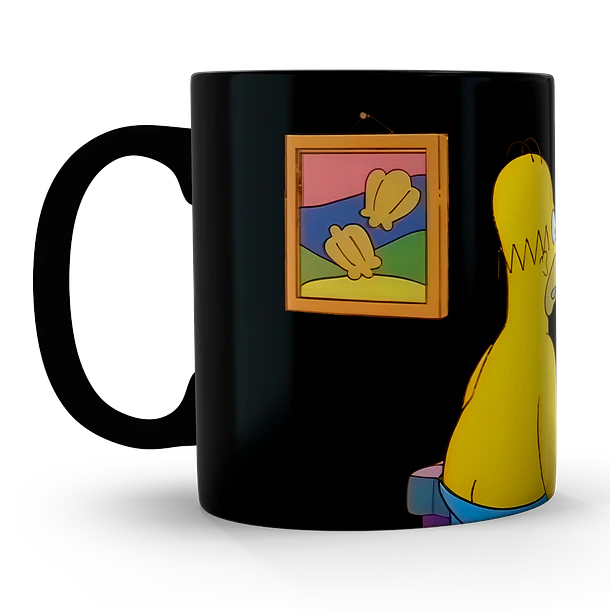 Tazón Mágico Los Simpson Homero en el Espejo, 320ml 2