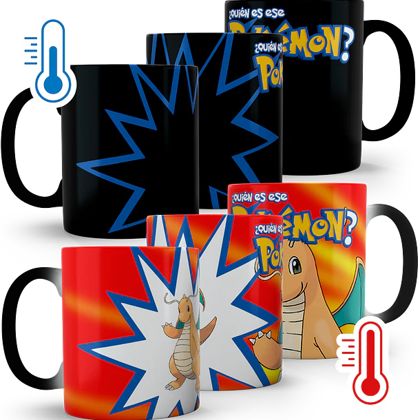 Tazón Mágico Quién es ese Pokémon? Dragonite, 320ml 1