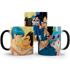 Tazón Mágico Dragon Ball Vegeta y Bulma, 320ml 7