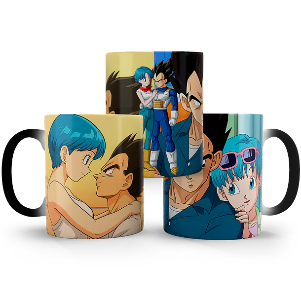 Tazón Mágico Dragon Ball Vegeta y Bulma, 320ml 7