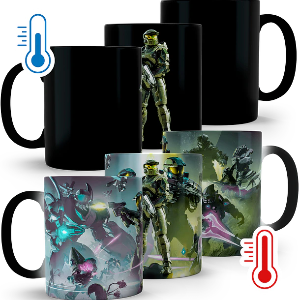 Tazón Mágico Halo Master Chief, 320ml 1
