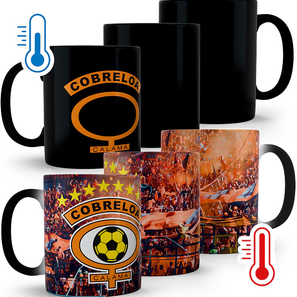 Tazón Mágico Futbol Chileno Cobreloa, 320ml 1