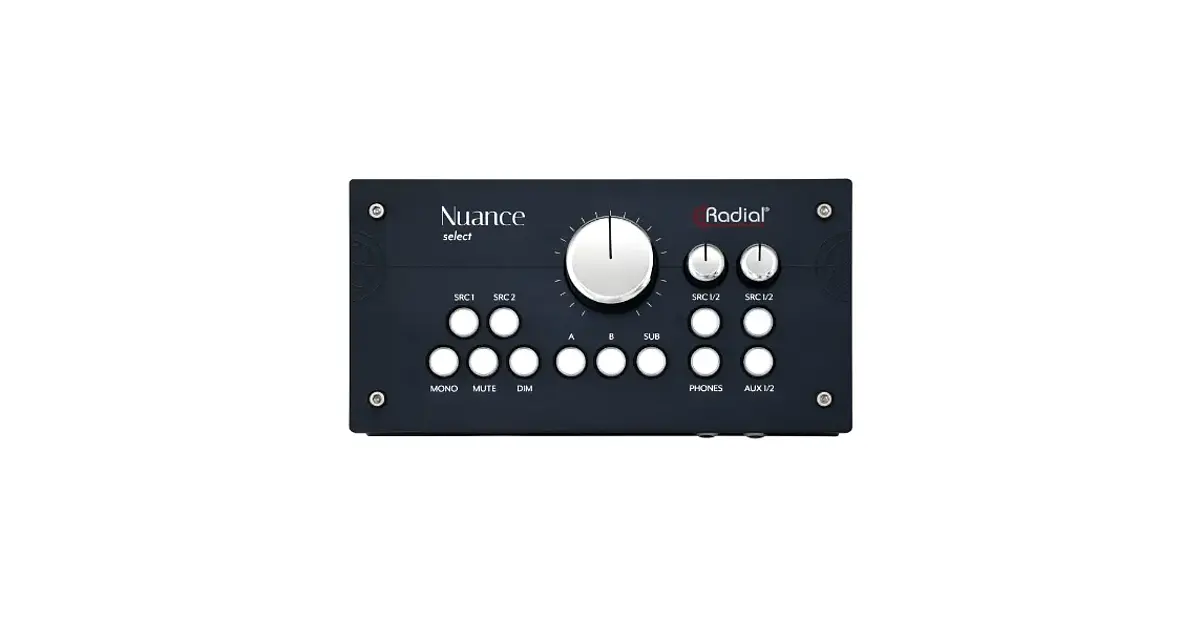 RADIAL NUANCE SELECT CONTROL DE MONITOREO PARA ESTUDIO