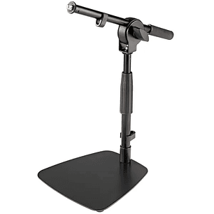 K&M 25993-500-55 Atril de Micrófono Corto Sobremesa  