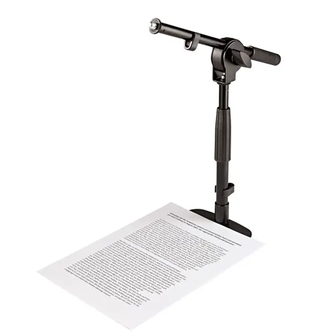 K&M 25993-500-55 Atril de Micrófono Corto Sobremesa   2