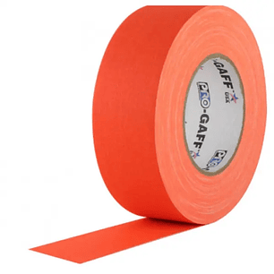 Protapes Cinta Gaffer Naranja Flúor 2