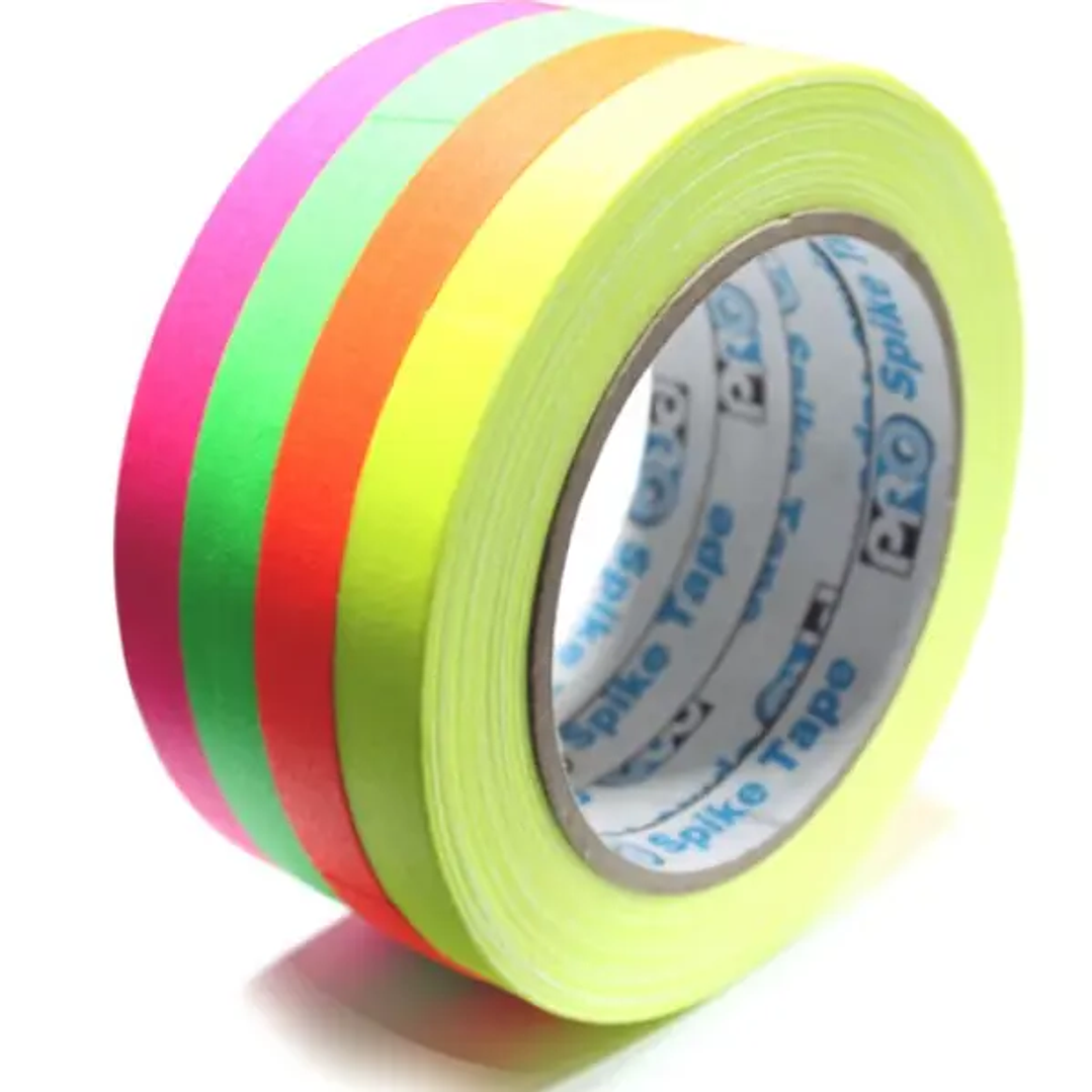 Protapes Pack de Cinta Gaffer 4 colores fluor 1