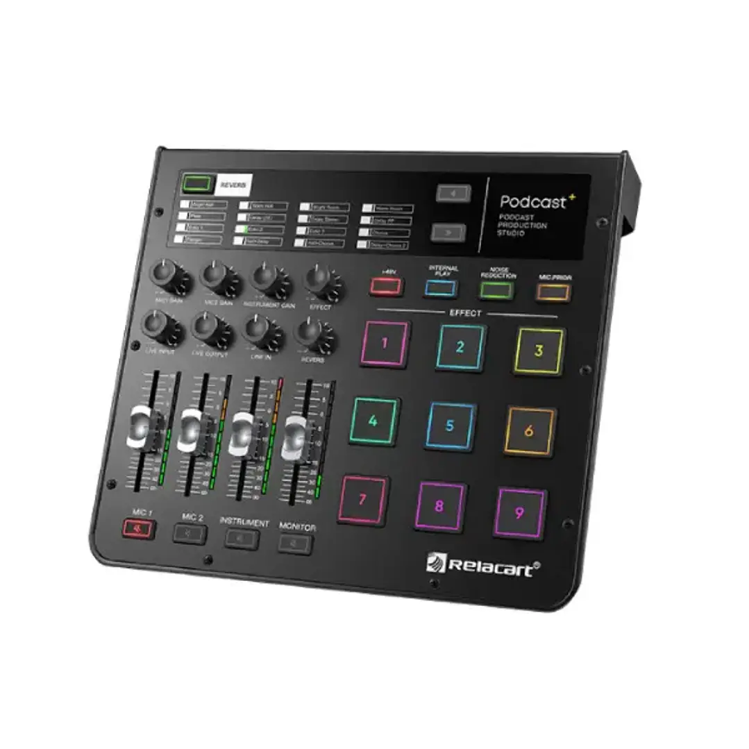 Relacart Podcast+ Mezclador digital 1