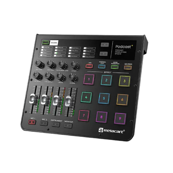 Relacart Podcast+ Mezclador digital 1