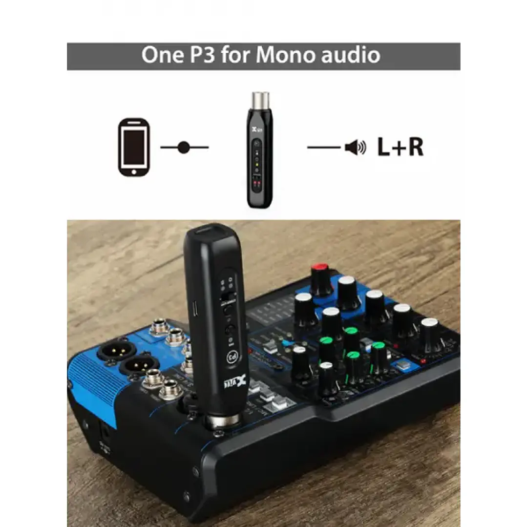 XVIVE P3D Receptor dual Bluetooth 3