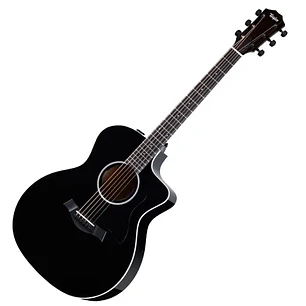 Taylor 214CE-BLK-PLUS Guitarra electroacústica Grand Auditorium con corte Negra
