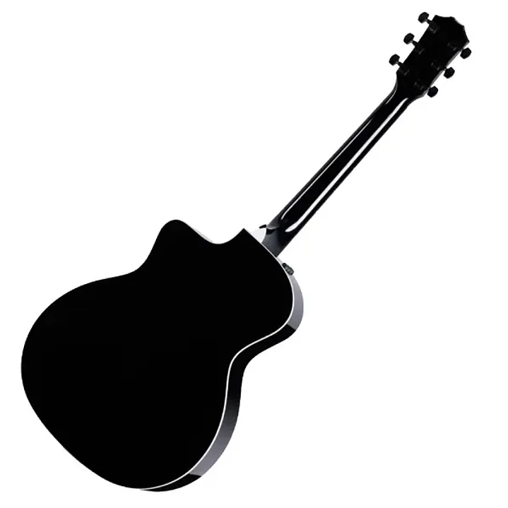 Taylor 214CE-BLK-PLUS Guitarra electroacústica Grand Auditorium con corte Negra 2