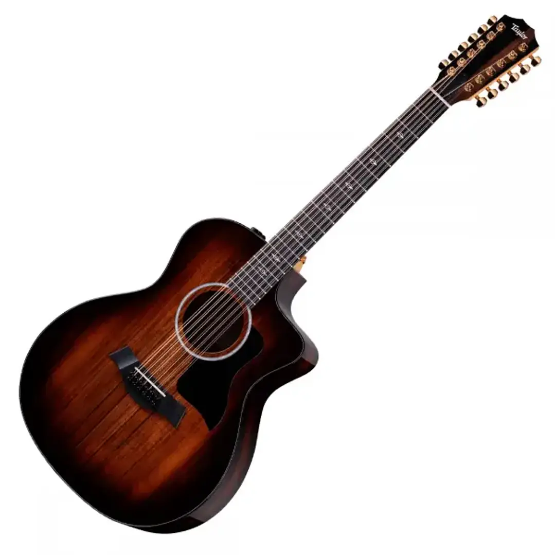 Taylor 264CE-K-DLX Guitarra electroacústica de 12 cuerdas Deluxe con tapa de koa hawaiana 1