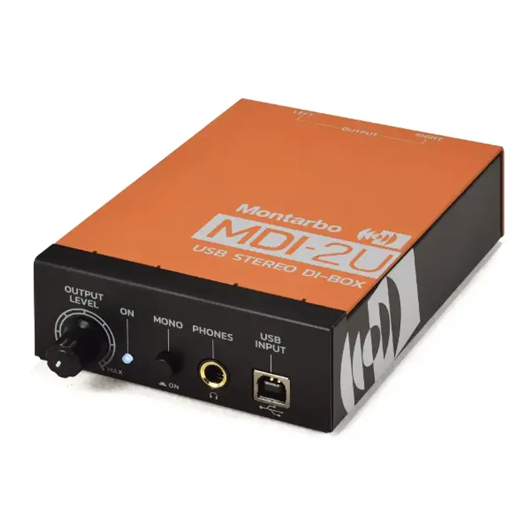 Montarbo MDI-2U Caja DI estéreo USB  1