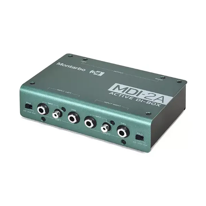 Montarbo MDI-2A Caja DI activa de 2 canales  1