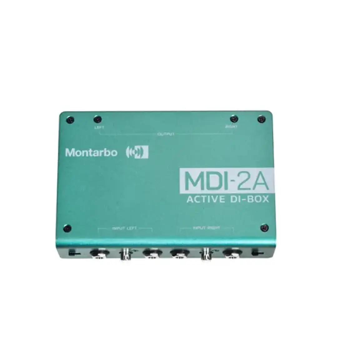 Montarbo MDI-2A Caja DI activa de 2 canales  3