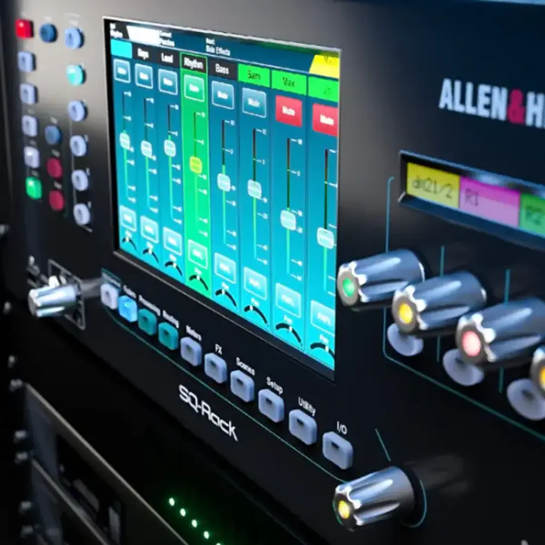 Allen & Heath SQ-RACK Mezclador digital de 48 canales / 36 buses para montaje en rack 4