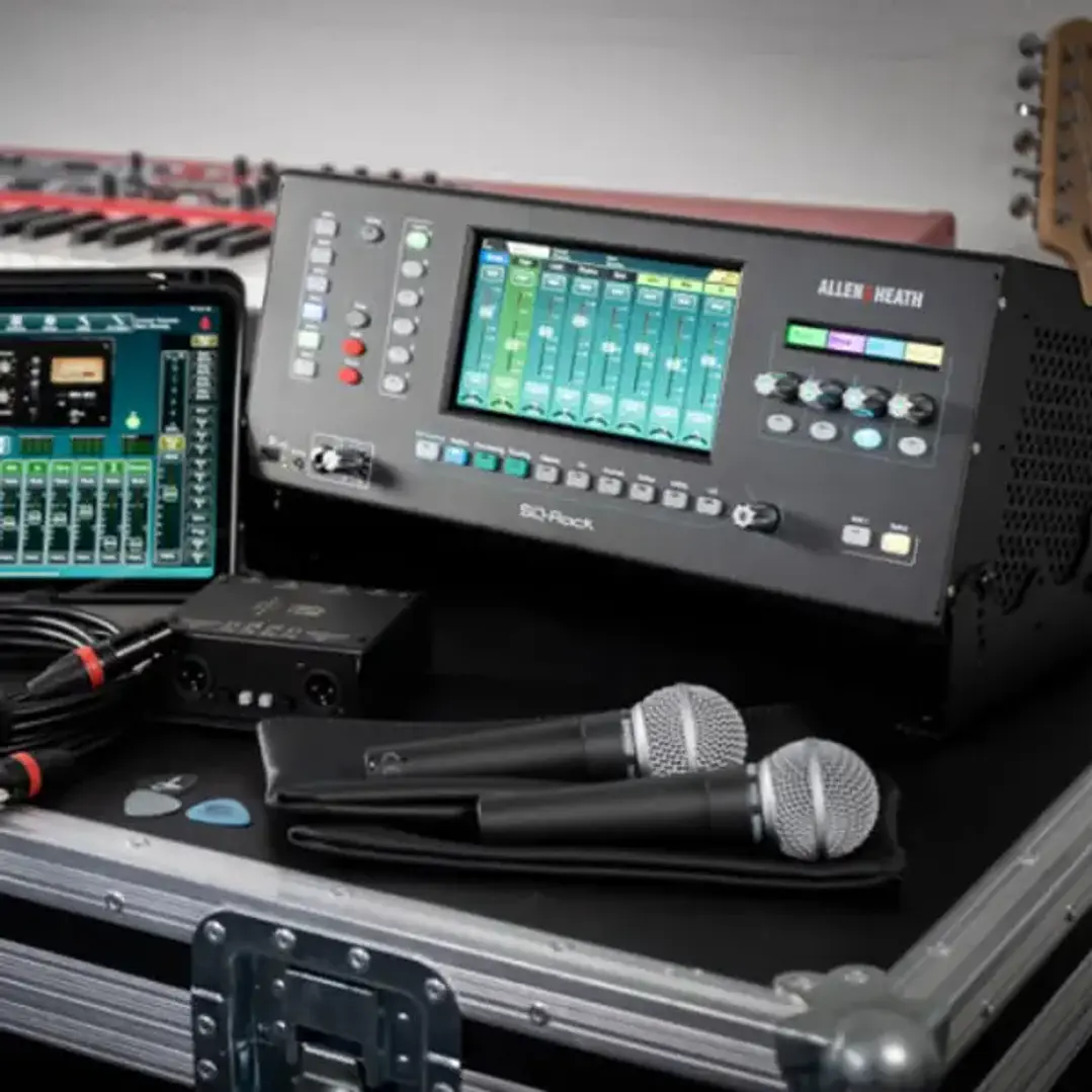 Allen & Heath SQ-RACK Mezclador digital de 48 canales / 36 buses para montaje en rack 6