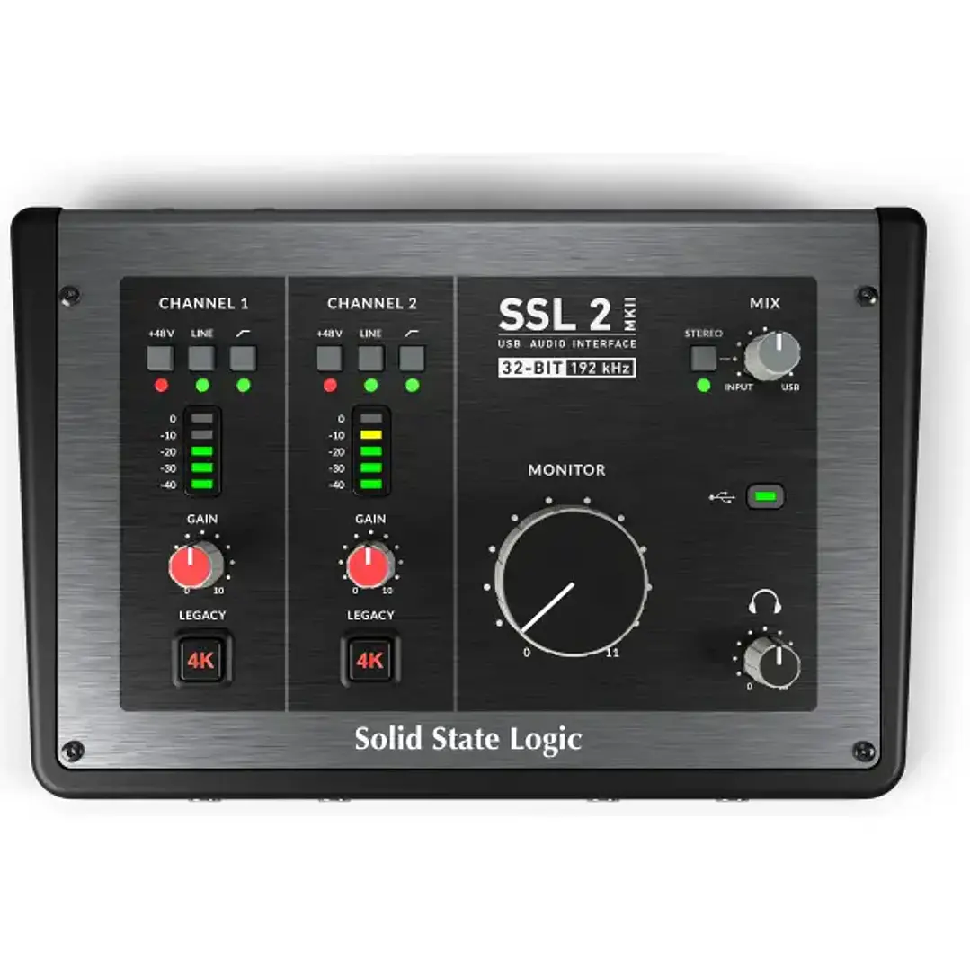 Solid State Logic SSL2 MKII - Interfaz de audio USBC de 2 canales 3