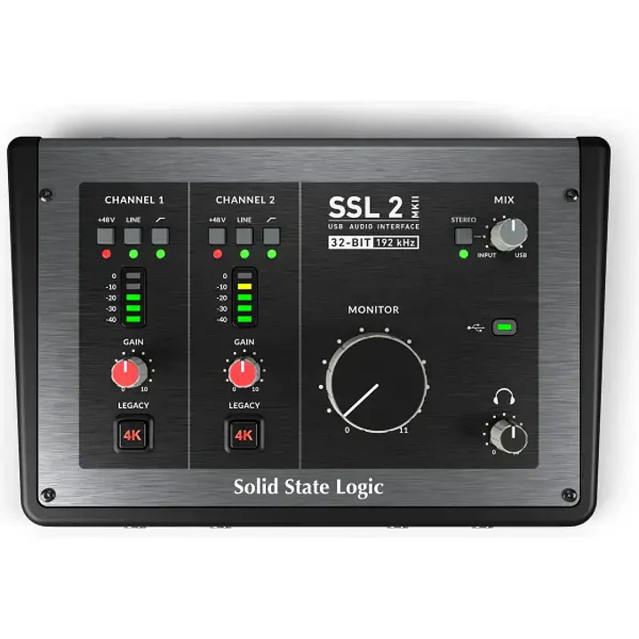 Solid State Logic SSL2 MKII - Interfaz de audio USBC de 2 canales 3