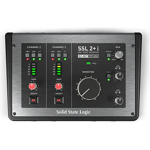 Solid State Logic SSL2+ MKII Interfaz de audio USBC de 2 canales