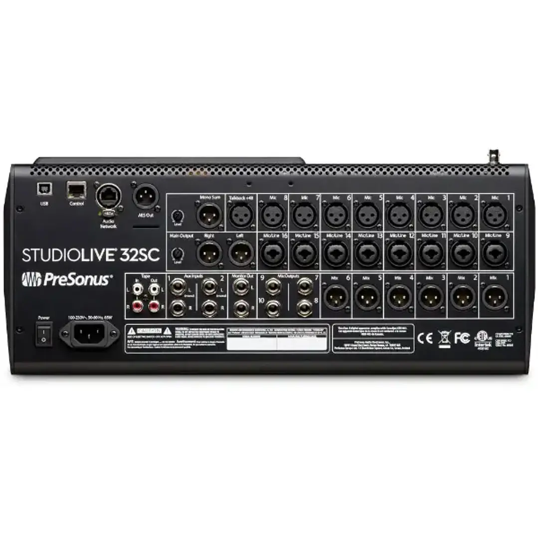 Presonus StudioLive 32SC Consola de Audio Digital 3