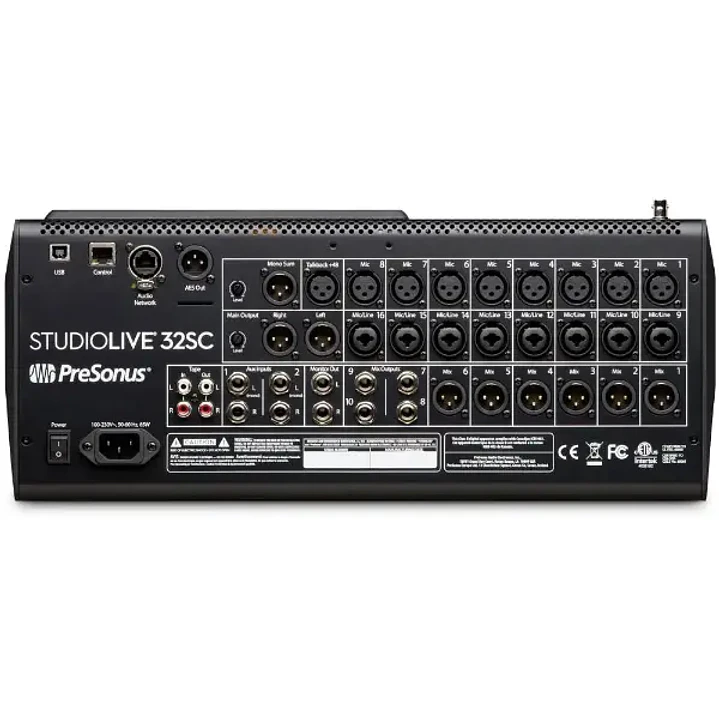 Presonus StudioLive 32SC Consola de Audio Digital 3