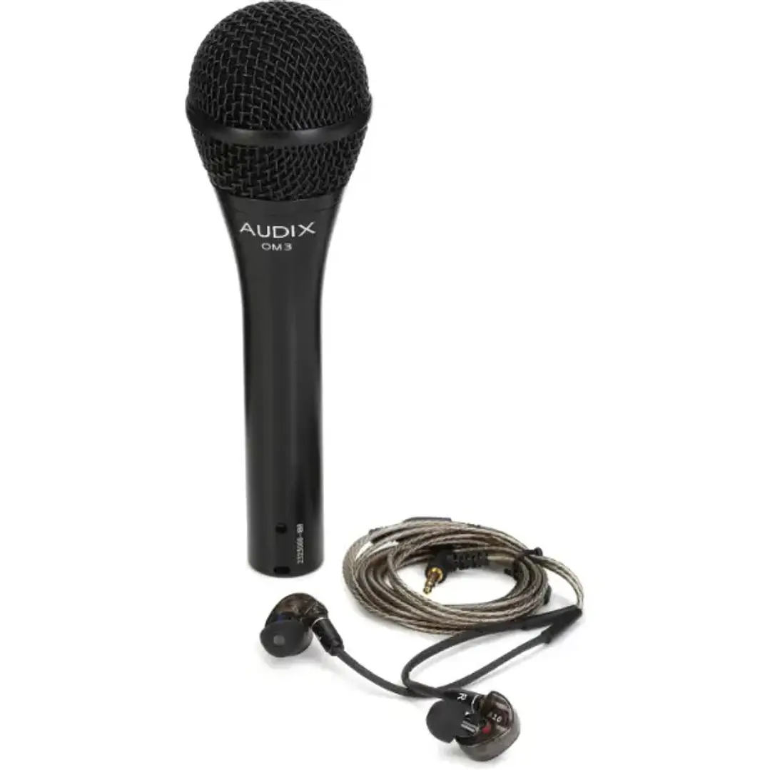 Audix OM3-A10COMBO Microfono vocal Audix OM3 + Audifonos monitoreo Audix A10 1