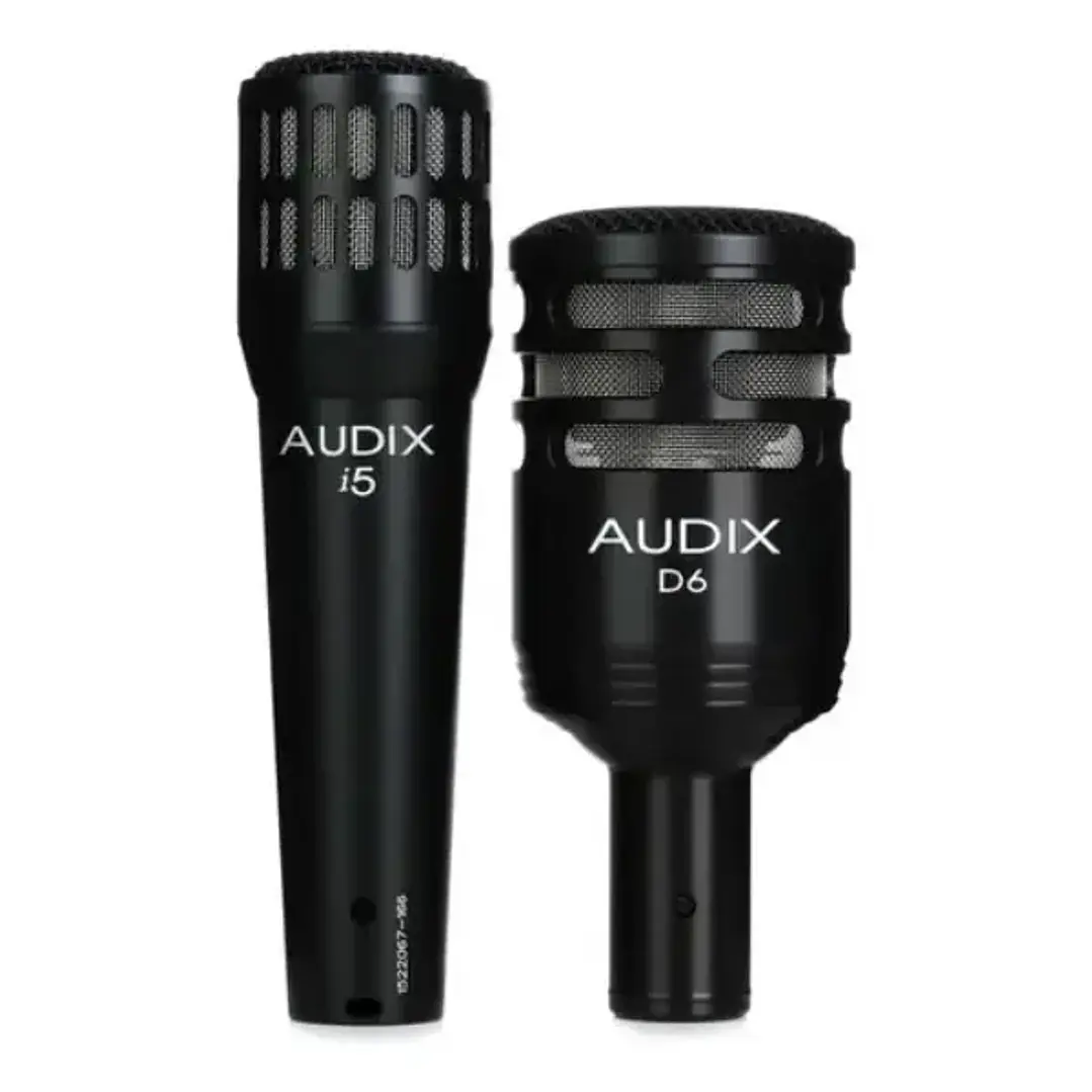 Audix KSCOMBO Kit De Micrófono Para Batería D6 Kick Mic I5 1