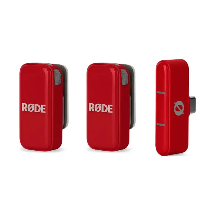 Rode Wireless Micro Red Micrófono Inalámbrico portátil USB-C Color Rojo 3