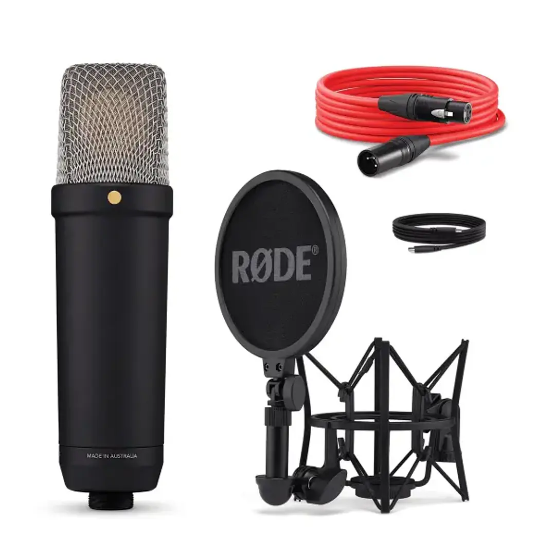 Rode NT1 5th Generation Black Micrófono Condensador de Estudio, XLR-USBC 2