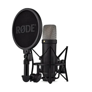 Rode NT1 5th Generation Black Micrófono Condensador de Estudio, XLR-USBC