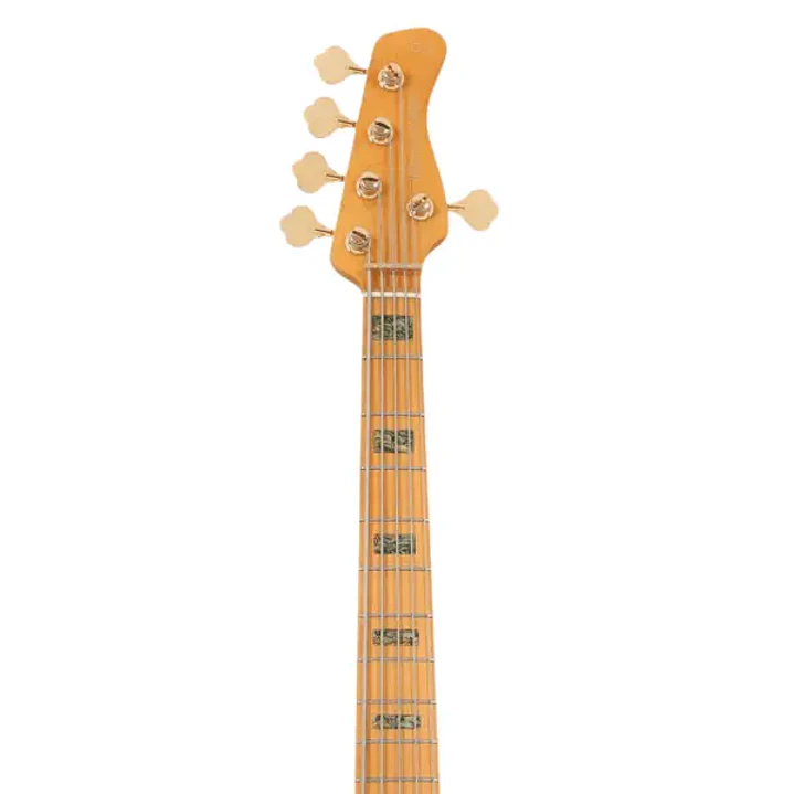 Sire V10-5  Bajo Eléctrico Transparent Black Satin Poplar Burl (2nd Gen)  3
