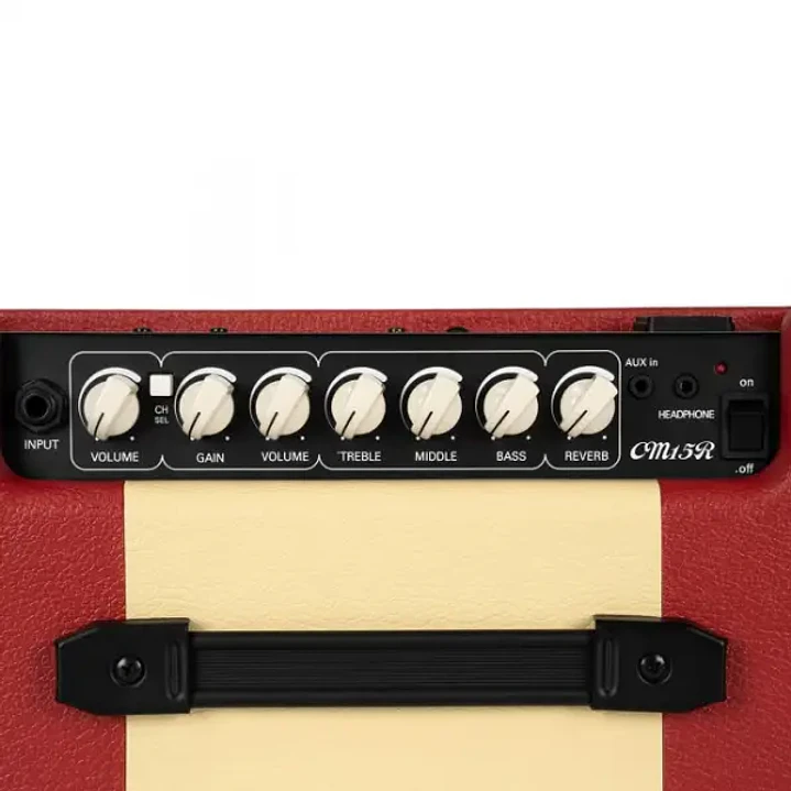 Cort CM15R-DR Amplificador de 15 Watts para Guitarra Dark Red 1