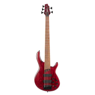 Cort B5-ELEMENT-OPBR Bajo eléctrico acabado «Open Pore» en rojo burdeo