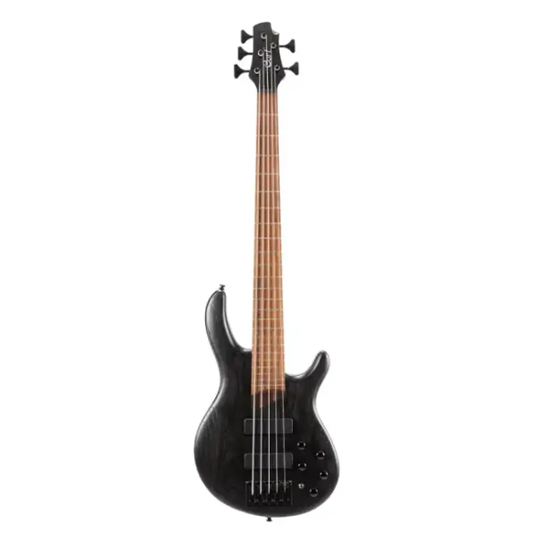 Cort B5 Element de la serie Artistan, Open Pore Black Bajo eléctrico  1