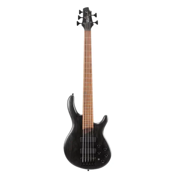 Cort B5 Element de la serie Artistan, Open Pore Black Bajo eléctrico  1