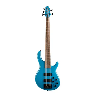 Cort C5Deluxe-CBL Bajo eléctrico de 5 cuerdas Color Azul 