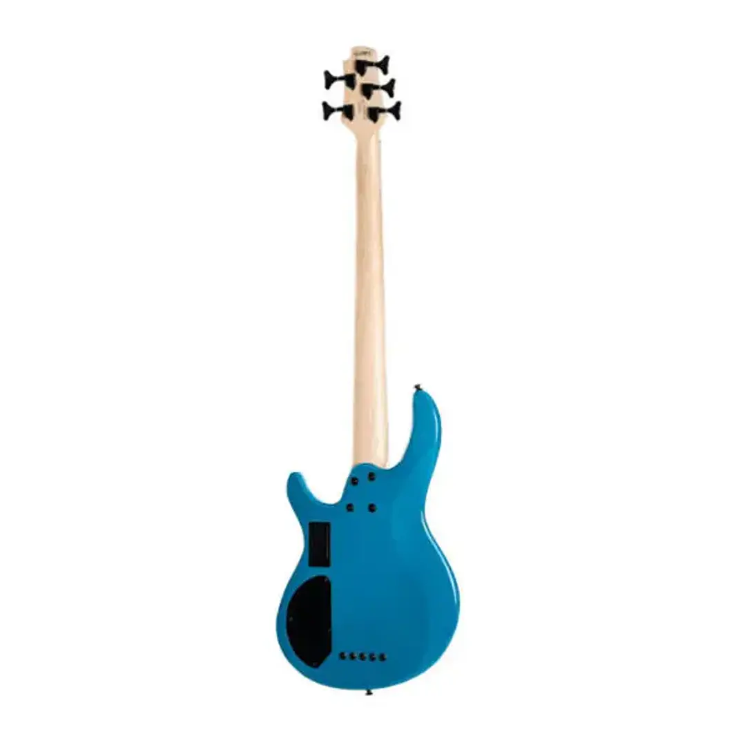 Cort C5Deluxe-CBL Bajo eléctrico de 5 cuerdas Color Azul  2