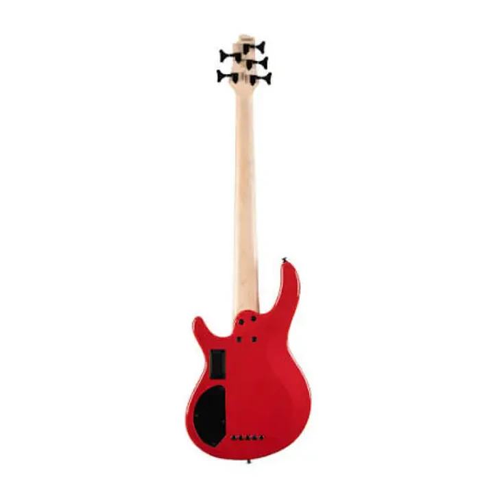 Cort C5Deluxe-CRD Bajo eléctrico de 5 cuerdas Color Rojo 2