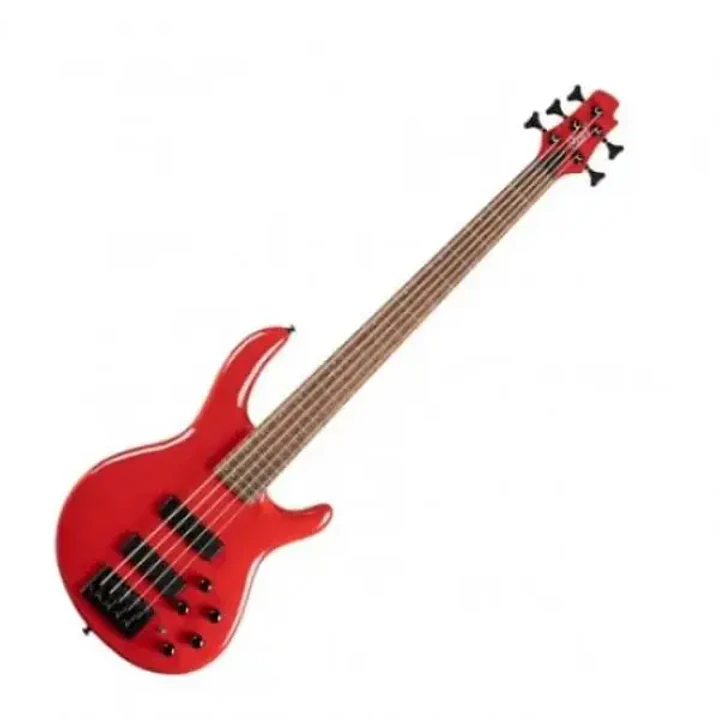 Cort C5Deluxe-CRD Bajo eléctrico de 5 cuerdas Color Rojo 3