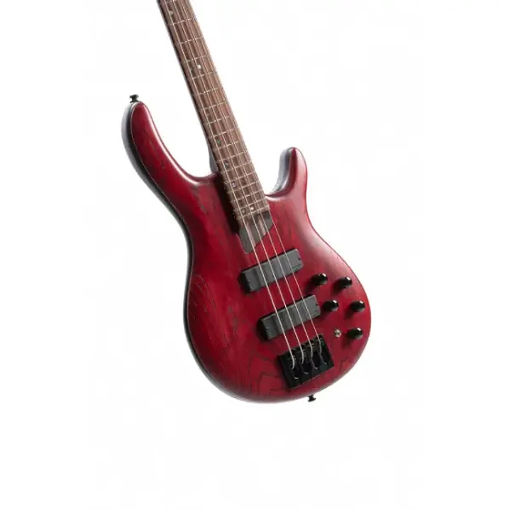 Cort B4-ELEMENT-OPBR Bajo eléctrico de cuatro Rojo Burgundy Poro Abierto 3