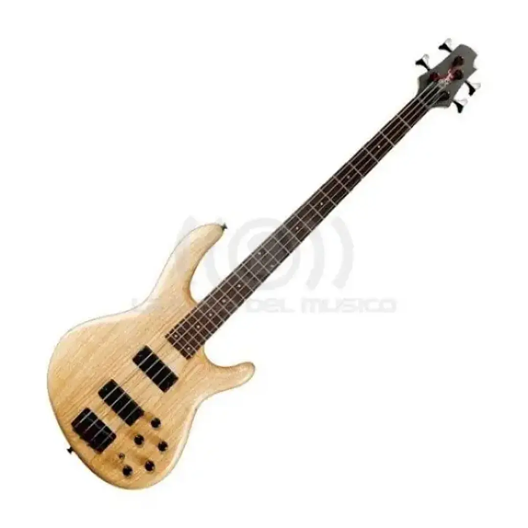 Cort ACTIONDLX-AS-OPN Bajo Eléctrico Open Pore Natural 3