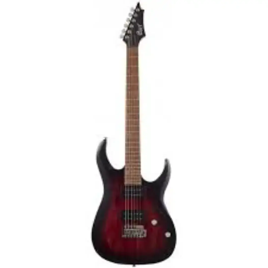 Cort X100-OPBB Guitarra Eléctrica Open Pore Black Cherry Burst 1
