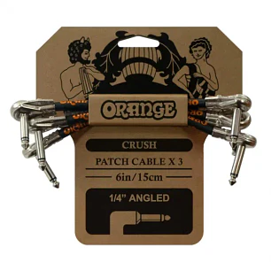 Orange CA038 Pack de 3 Cables Pedal